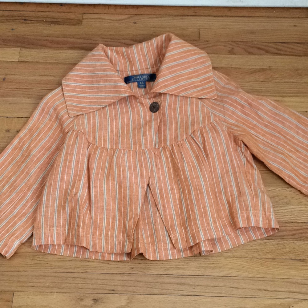 Millard Fillmore Anthropologie cropped lined top